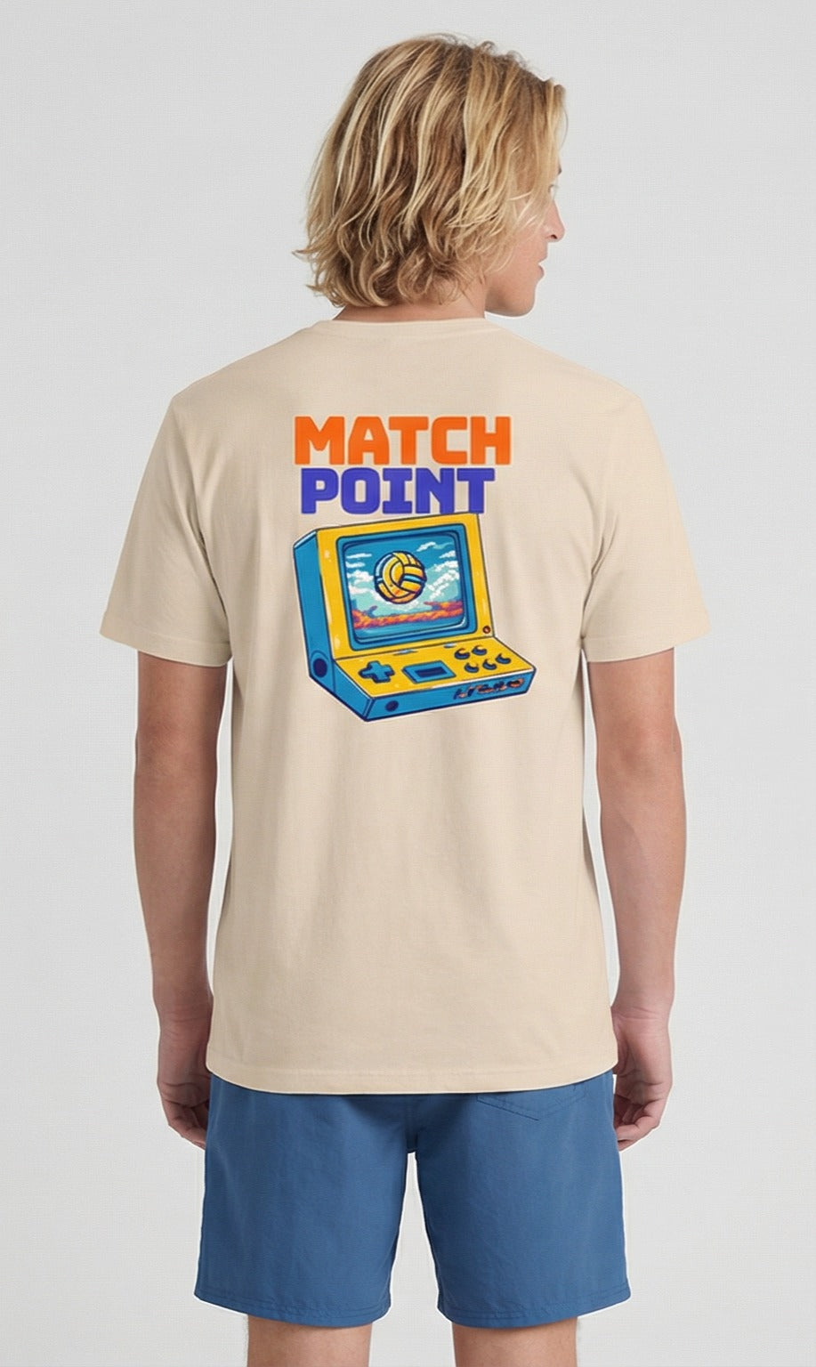 Match Point — Retro Gaming Volleyball t-shirt