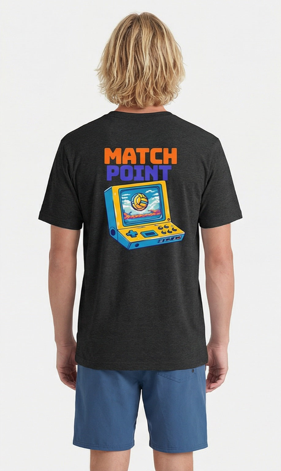 Match Point — Retro Gaming Volleyball t-shirt