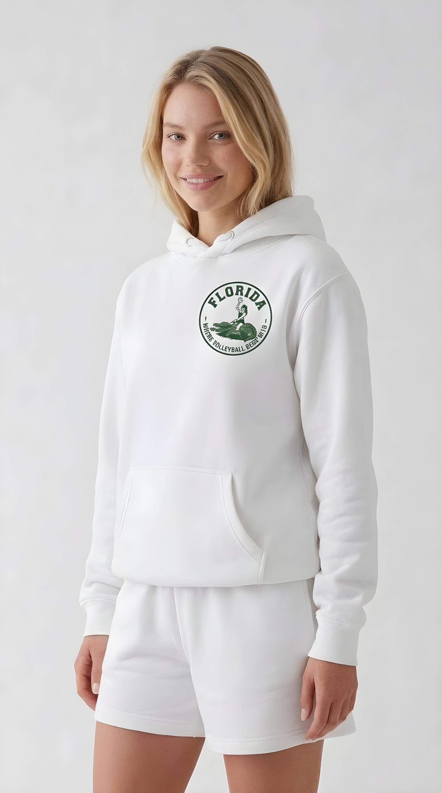 Florida Hoodie — Where Volleyball Gets Wild Unisex Hoodie