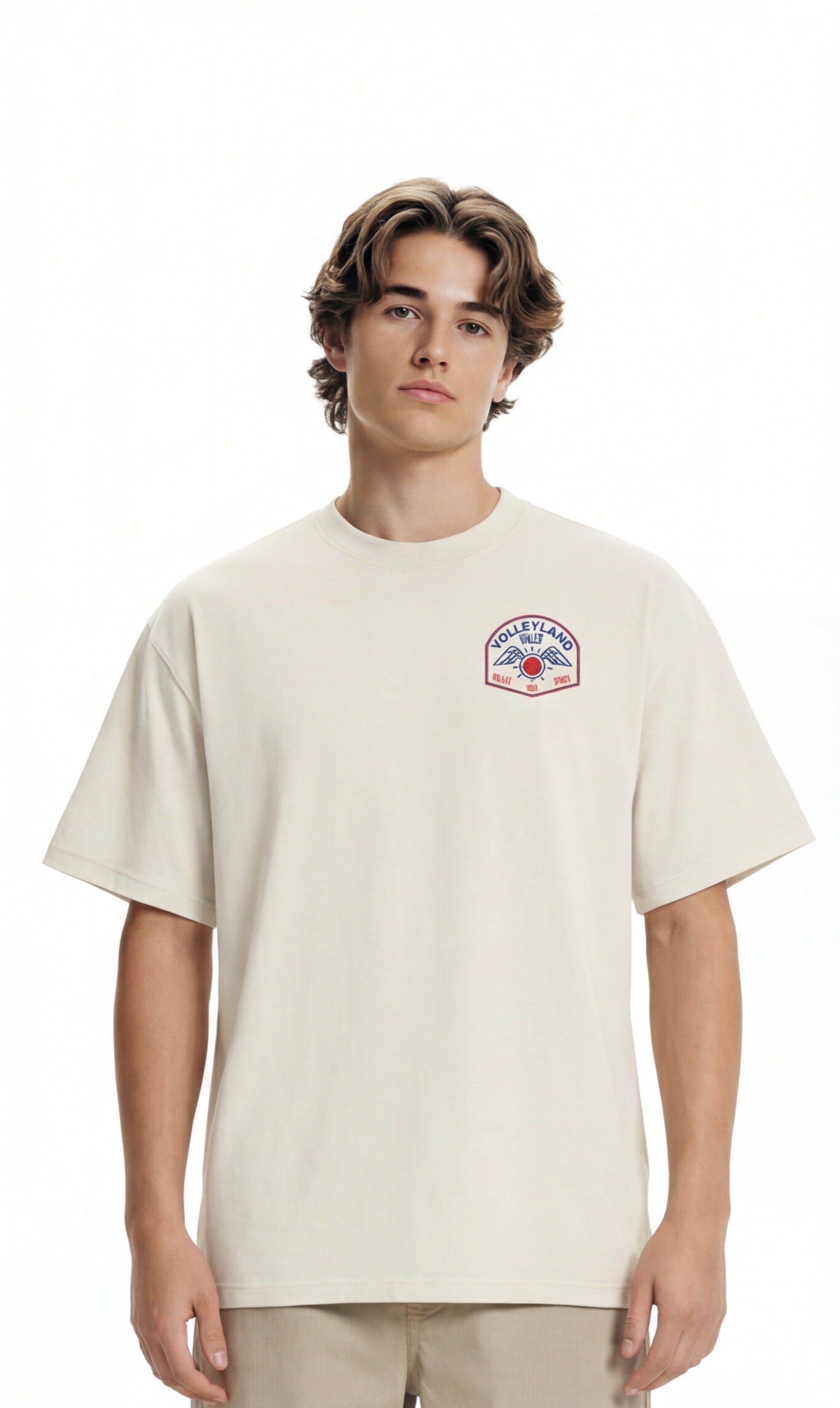 Volley breakfast Oversized faded t-shirt