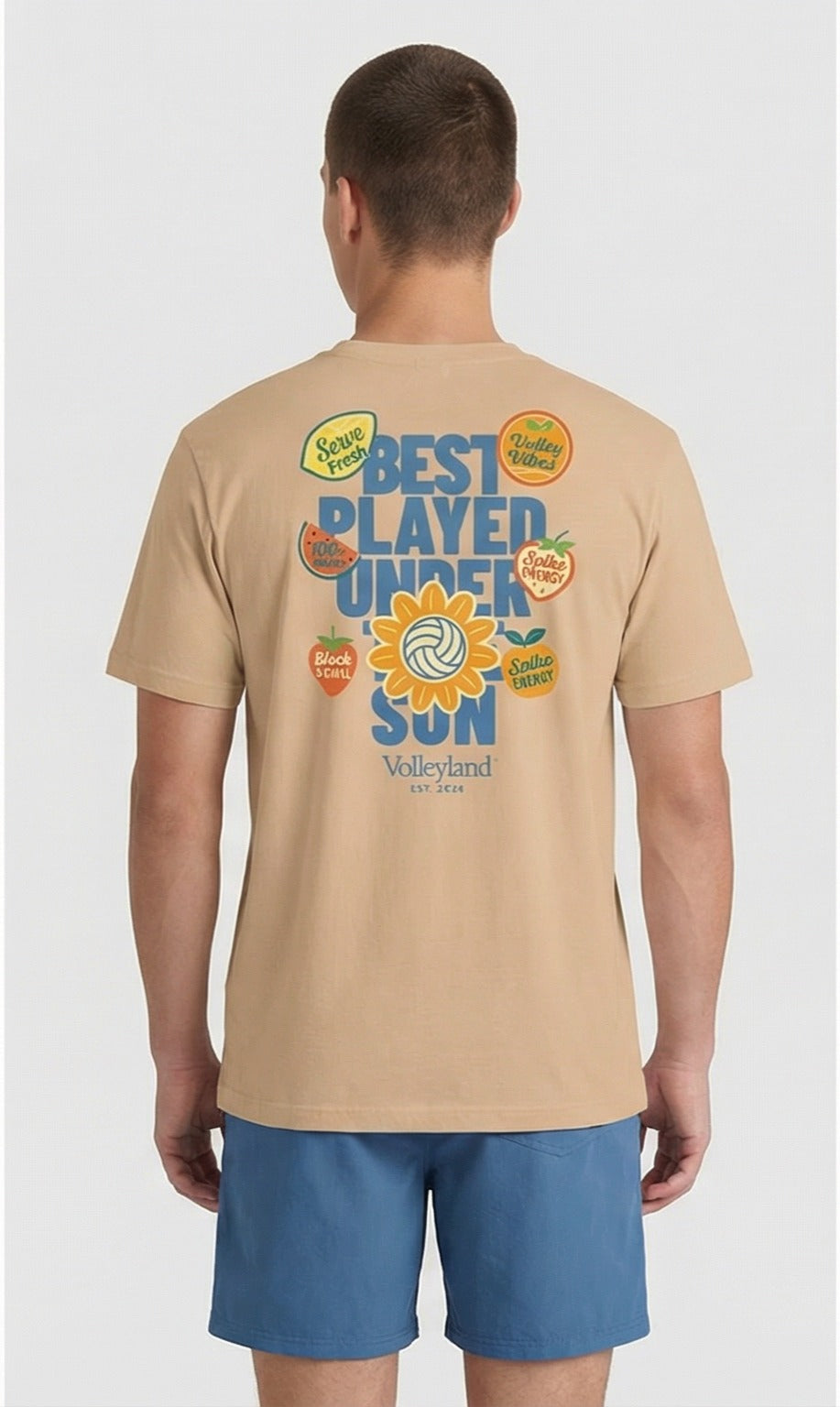 Volleyball under the sun t-shirt
