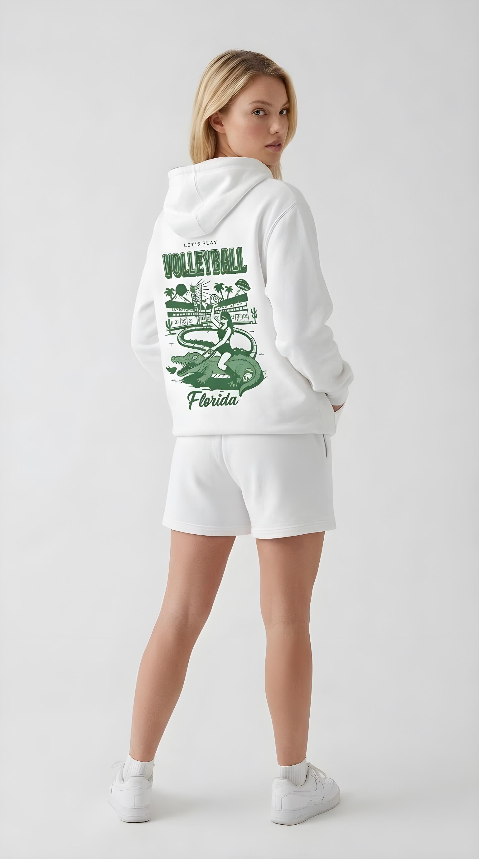 Florida Hoodie — Where Volleyball Gets Wild Unisex Hoodie