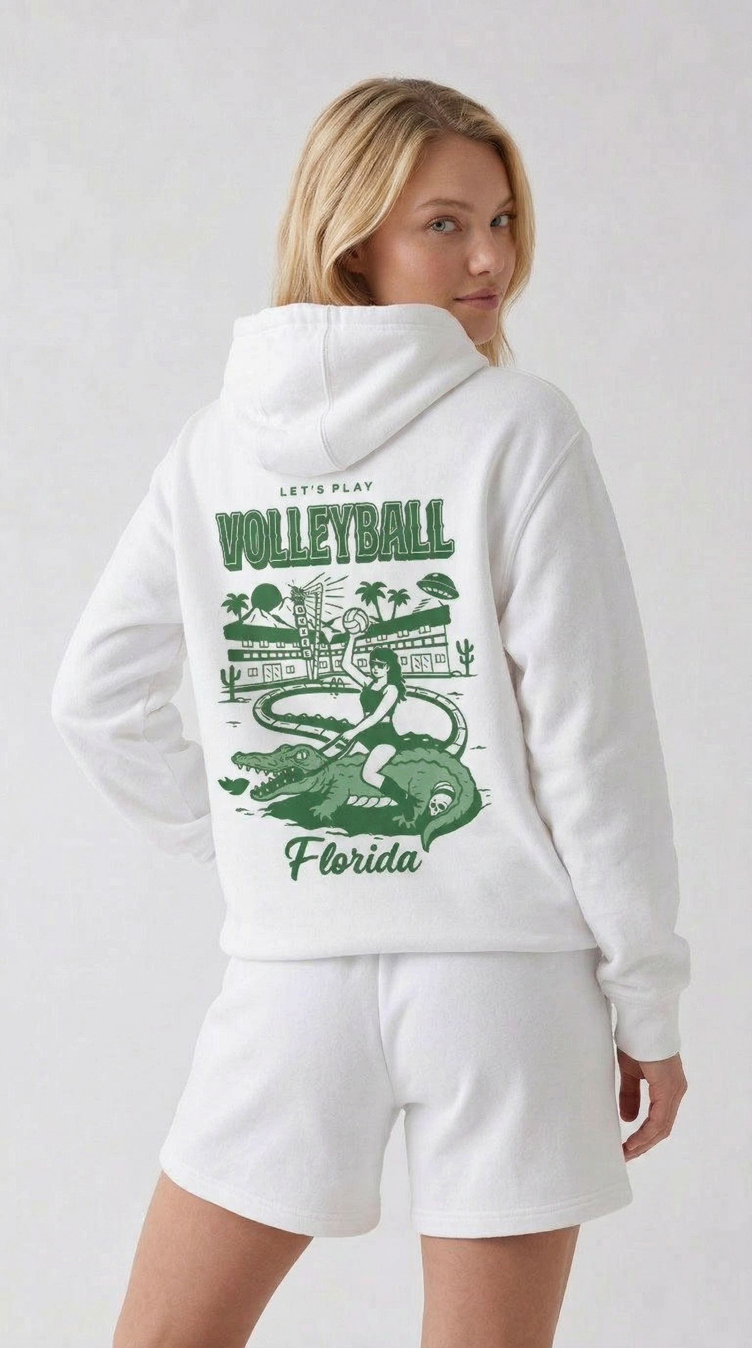 Florida Hoodie — Where Volleyball Gets Wild Unisex Hoodie