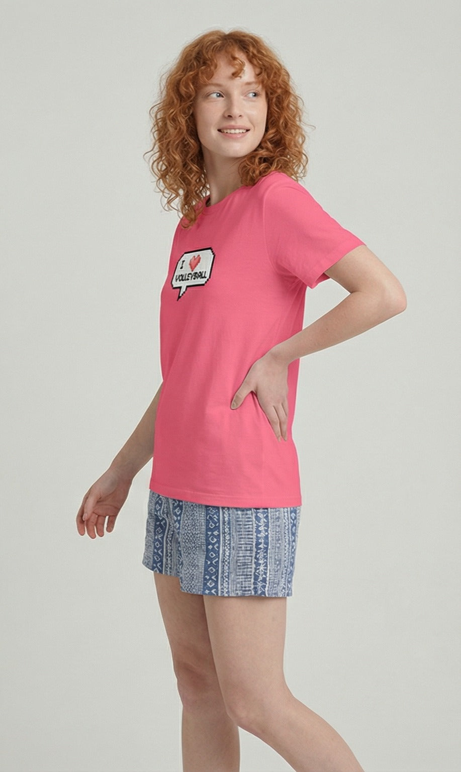 I ❤️ Volleyball — Pixel Art t-shirt