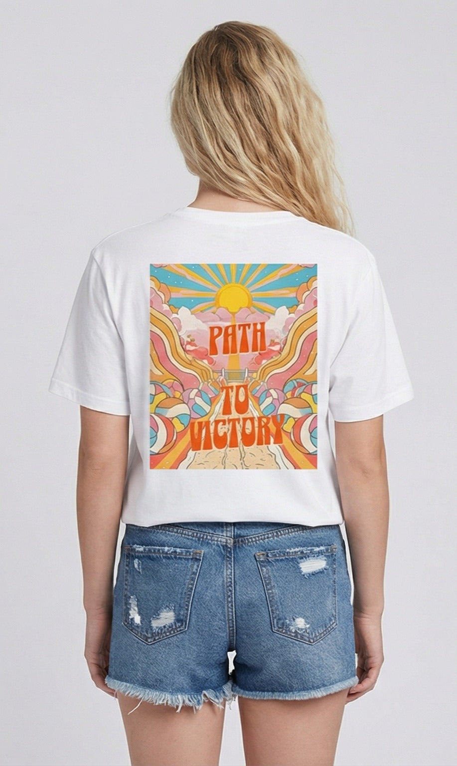 Path to Victory — Psychedelic Volleyball t-shirt